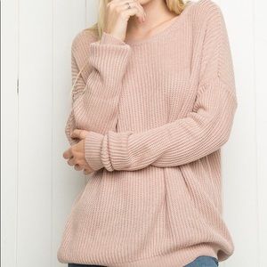 Brandy Melville pink sweater